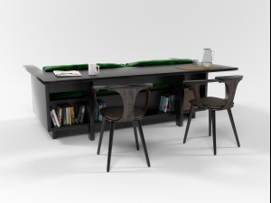 sofa set 0707 3D Модель