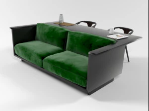 sofa set 0707 3D Model