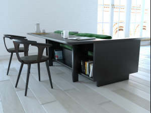 sofa set 0707 3D Модель