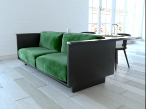 sofa set 0707 3D Model