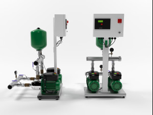 wilo comfort vario mhie205 pump station 3D Model
