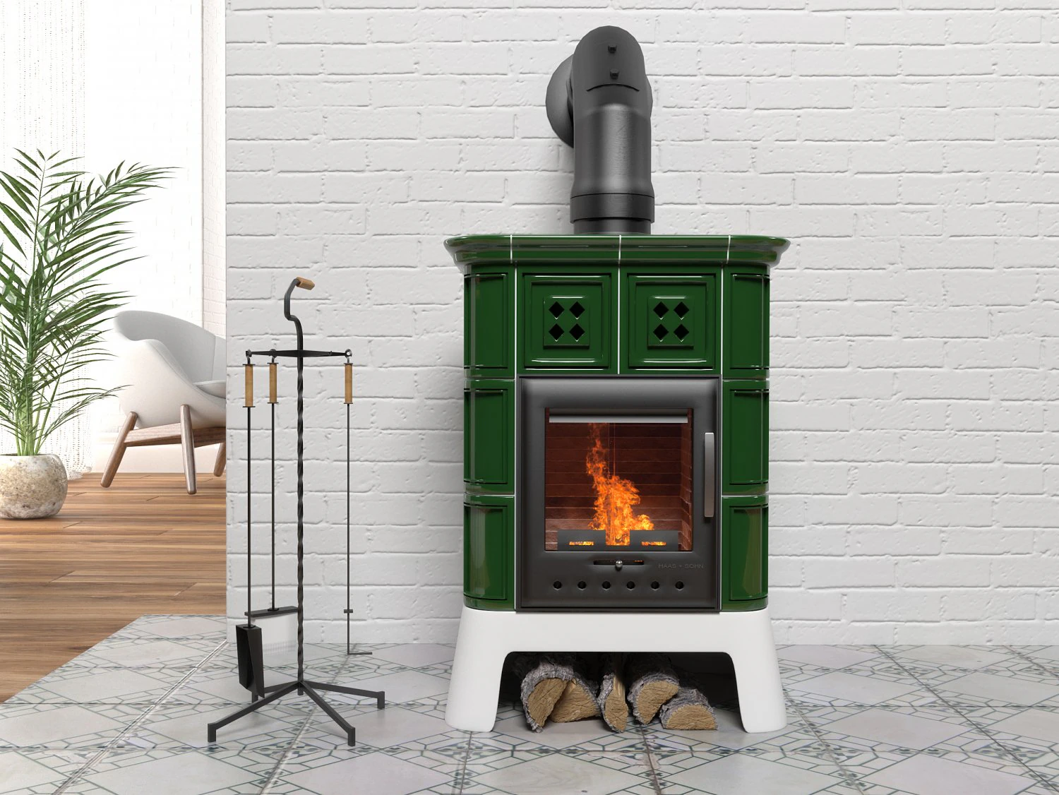 tresiso wood stove fireplace 3D Model .c4d .max .obj .3ds .fbx .stl .blend 