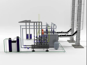 viessmannvitoplex 300-390 industrial boilers units 3D Model