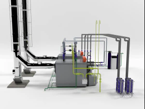 viessmannvitoplex 300-390 industrial boilers units 3D Model