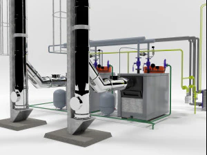 viessmannvitoplex 300-390 industrial boilers units 3D Model
