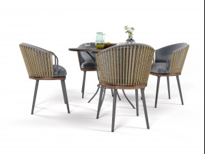outdoor furniture set 1909 Modelo 3D