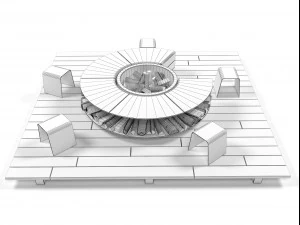 outdoor fireplace 2012 3D Model