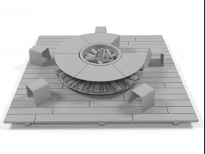 outdoor fireplace 2012 3D Model