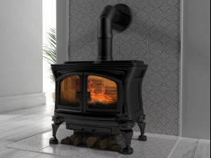 granada wood stove Modelo 3D
