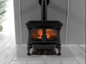 granada wood stove 3D Model