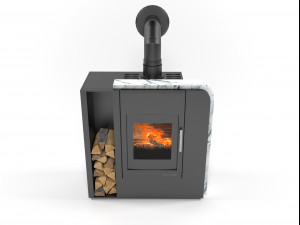 aruba wood stove 3D Модель
