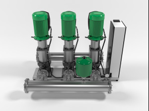wilo siboost smart helix ve pump station 3D मॉडल