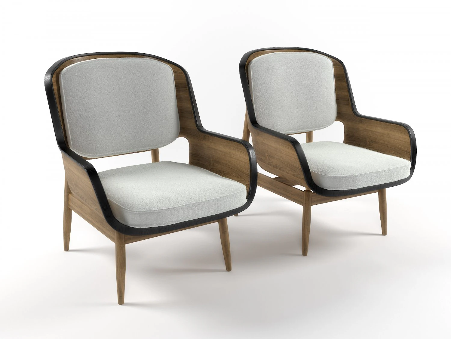 armchair 1808 3D Model .c4d .max .obj .3ds .fbx .stl .blend 