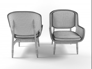 armchair 1808 3D Модель