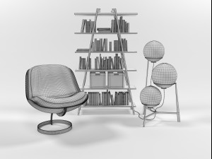 furniture set 1109 3D 모델