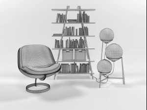 furniture set 1109 3D Model