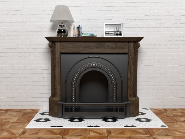 fireplace 1909 3D Модель .c4d .max .obj .3ds .fbx .stl .blend 