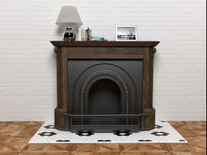 fireplace 1909 3D 모델
