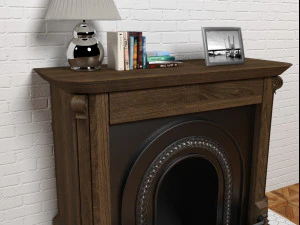 fireplace 1909 3D Model