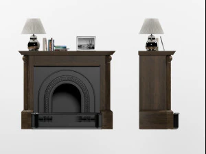 fireplace 1909 3D Model