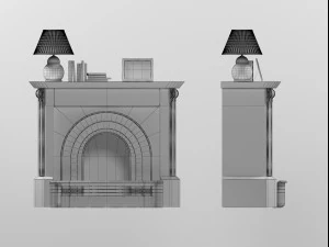 fireplace 1909 3D Model