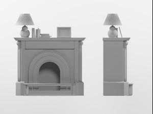 fireplace 1909 3D Модель