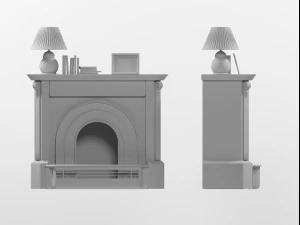 fireplace 1909 3D Model