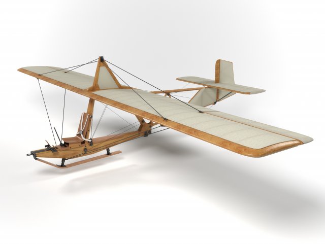 sg-38 glider 3D Model .c4d .max .obj .3ds .fbx .lwo .lw .lws