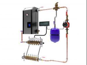 radiant floor heating unit 3D Model