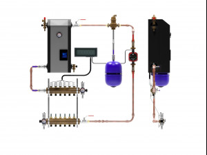 radiant floor heating unit 3D Model