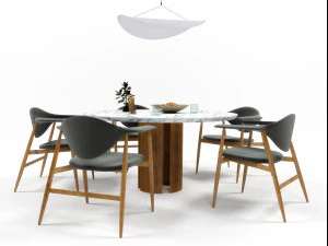 dining furniture set 0912 3D Model