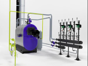 caldaia a condensazione buderus sb745 Modello 3D