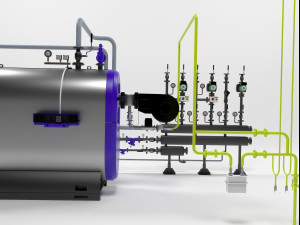 buderus sb745 condensing boiler 3D Модель
