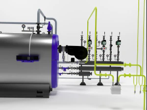 buderus sb745 condensing boiler 3D Model