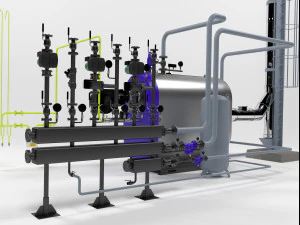 buderus sb745 condensing boiler 3D Model