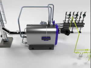buderus sb745 condensing boiler 3D Model
