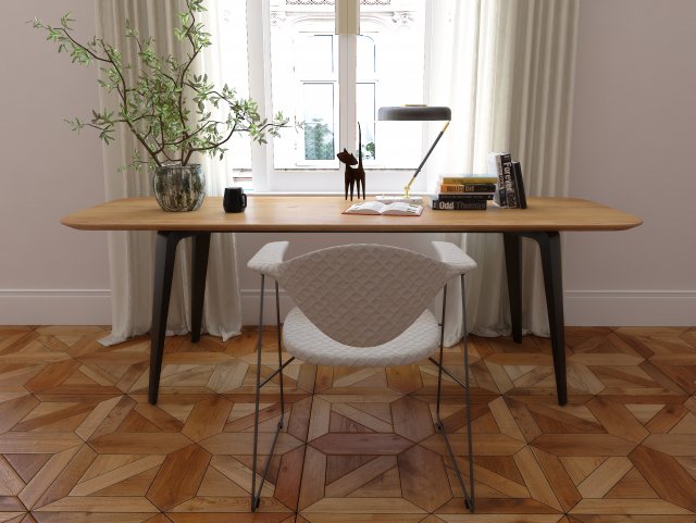 home office 1801 3D Model .c4d .max .obj .3ds .fbx .stl .blend 