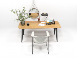 home office 1801 3D Model