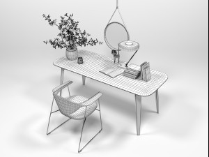 home office 1801 3D Model