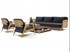 Комплект мебели 1102 3D Модель