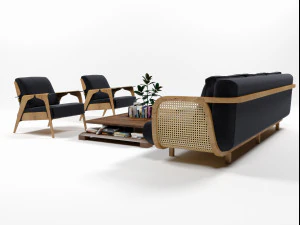 Furniture set 1102 3D Model