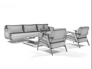 Furniture set 1102 3D Модель