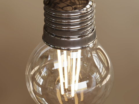 Led bulb lamp E27 Modelo 3D