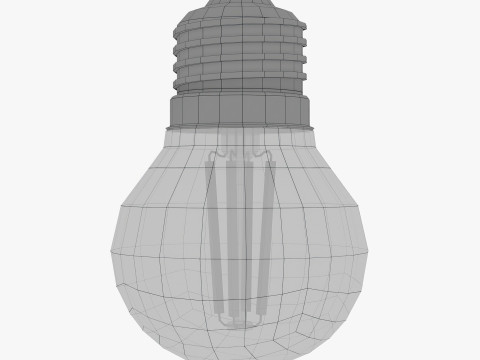 Led bulb lamp E27 Modelo 3D