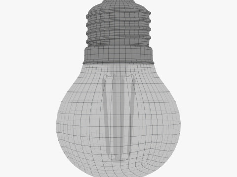 Led bulb lamp E27 Modelo 3D