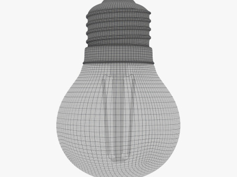 Led bulb lamp E27 Modelo 3D