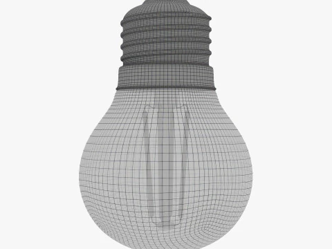 Led bulb lamp E27 3D Model