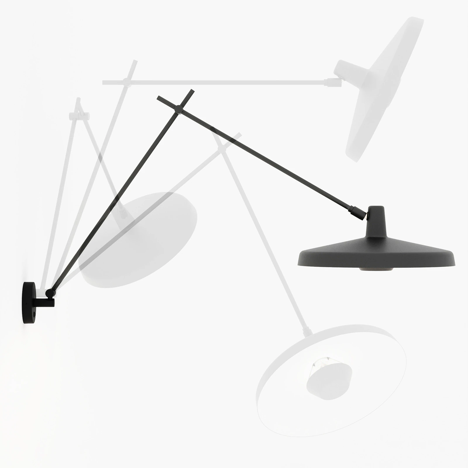 Wall lamp Grupa Arigato 45 3D Model .c4d .max .obj .3ds .fbx .stl .blend 