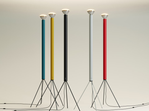 Floor lamp FLOS Luminator Modelo 3D