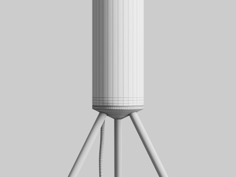 Floor lamp FLOS Luminator Modelo 3D